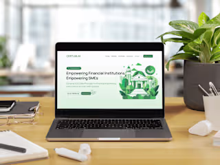 Certum.AI: Eco-Tech Startup Website Revamp