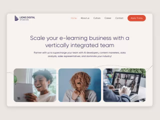 Lions Digital Solutions Rebrand & Webdesign