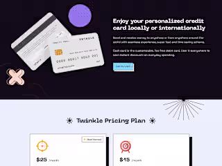 Website Landing Page