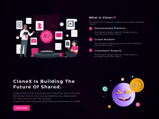 NFT Website UI Design