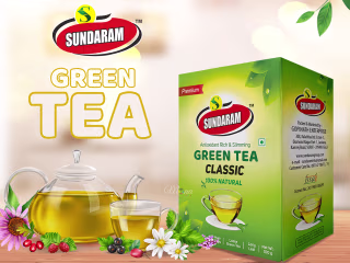 Green Tea Box Packaging Design on Behance