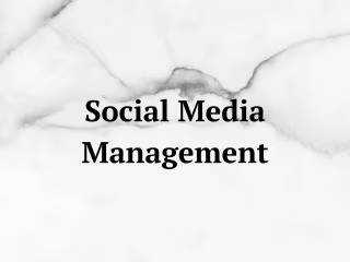 Social media management