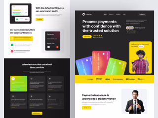 Finance Landing Page Design