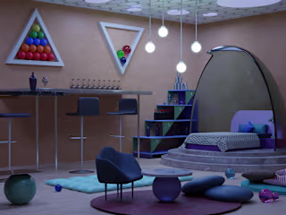 The Glamour Room | 3D Interior Design 