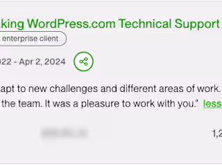 Happiness Contractor for WordPress.com