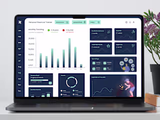 Intuitive, Secure Financial Tracker with Smart Design