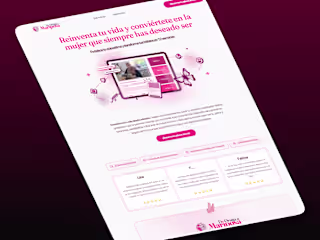 Website design for a Girl courses