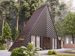 Cabin in Forest on Behance