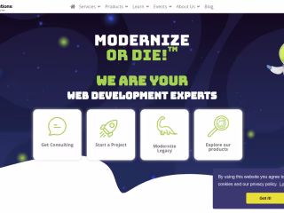 Ortus Solutions Landing Page