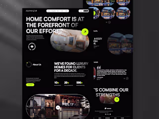 Real Estate Brokerage Landing Page | UI Design 