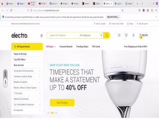 Africoup e-commerce Website (Electro theme)
