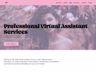 Lily Young Virtual Assistant Website