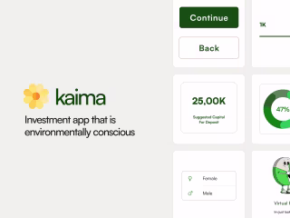 Kaima - UX design, research and brand identity
