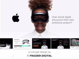 Apple Vision Pro Concept Product Deck