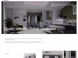 WixStudio project | Sliding Wardrobes Company