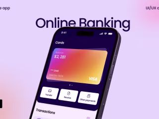 Mobile app design - Online banking