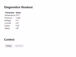 Fuel Cell Control Interface