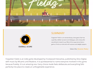 Forgotten Fields - Review