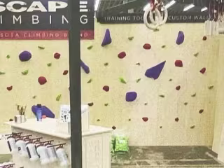 Branded Retail Display for Escape Climbing