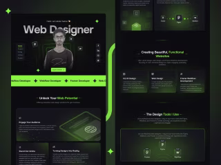 Web Designer - Portfolio Website Design
