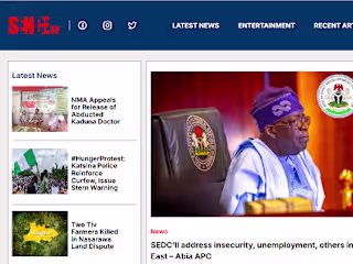 SenseTv News website