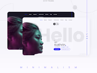 Portfolio website design