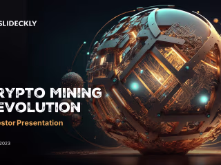Pitch Deck Design for Bitcoin Mining Company