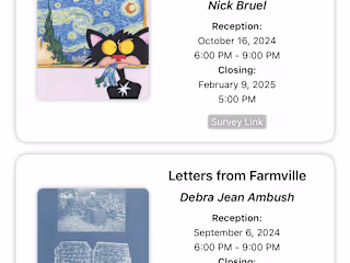 LCVA Portal (iOS) and ArtRecc (AI reccommendation tool)