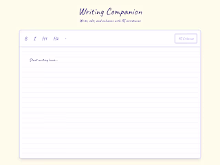 Writing Companion