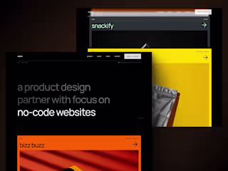 Framer → Webflow template conversion: Nitro Portfolio
