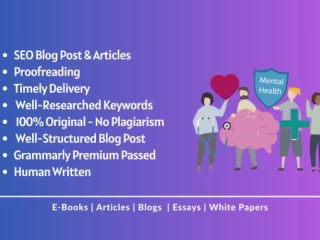 Seo-friendly and 100% Seo-optimized content or article