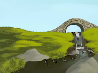 Flowing Stream Animation