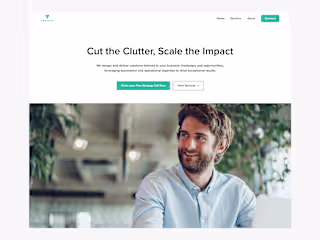 Vortech Solutions Website Redesign