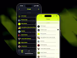 Neon Pulse Messenger App