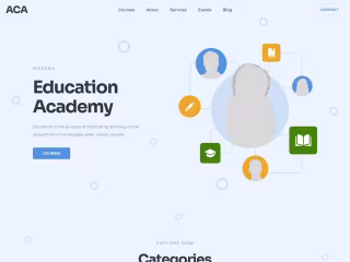 Academy_landing Page
