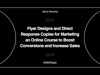 Direct Response Copy & Flyer Design to Market an Online Program