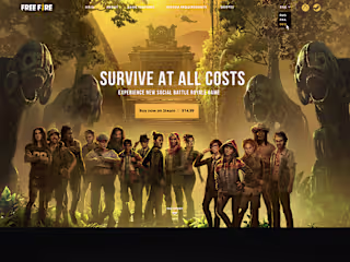 FreeFire Game Landing