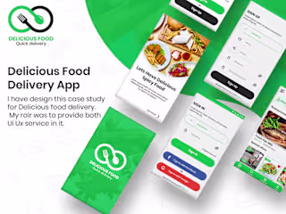 Food delivery Mobile app UI/UX 