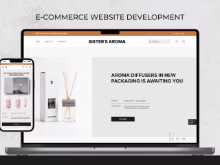SISTER’S AROMA: Beauty-brand Website Development