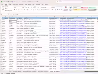 LinkedIn Scraping