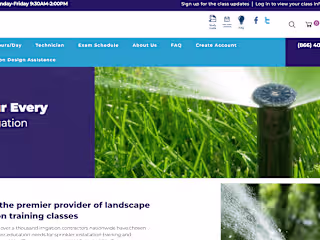 Wets Courses: Custom OpenCart Site for Irrigation Training