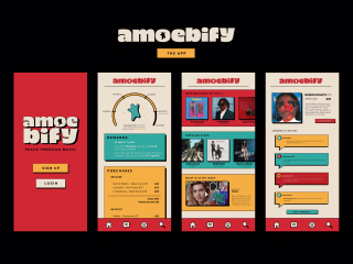 AMOEBIFY: Brand/App Identity