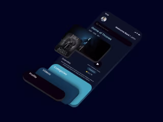 Movies and Series App UI Design