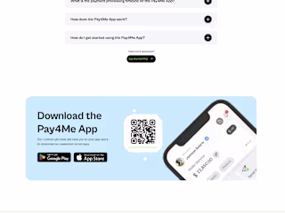 Pay4me App Landing Page Redesign