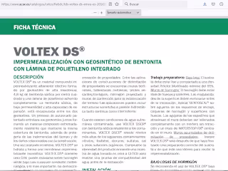 Spanish translation for a Waterproofing products company