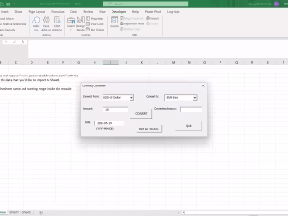 Currency converter with VBA