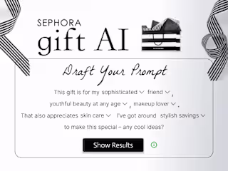 AI Influencing UI: A Peek into the Near Future with the Sephora 