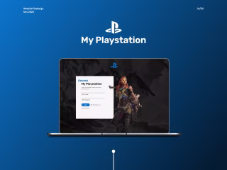 My PlayStation Website Redesign