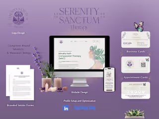 Whole Branding, Website, and Business Setup | Serenity Sanctum