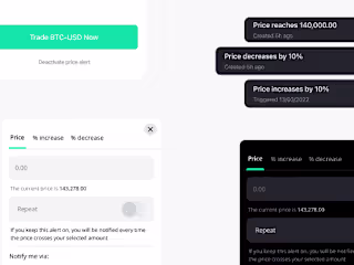 BitOasis: Price Alerts